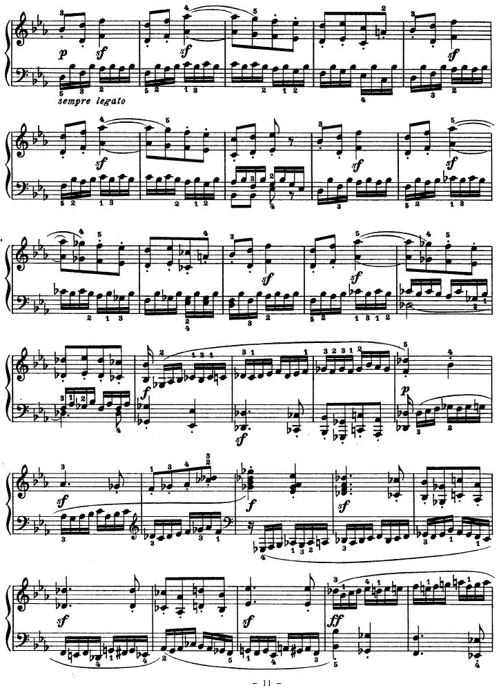 SONATE（第十三钢琴奏鸣曲-Op.27 No.1）钢琴曲谱（图11）