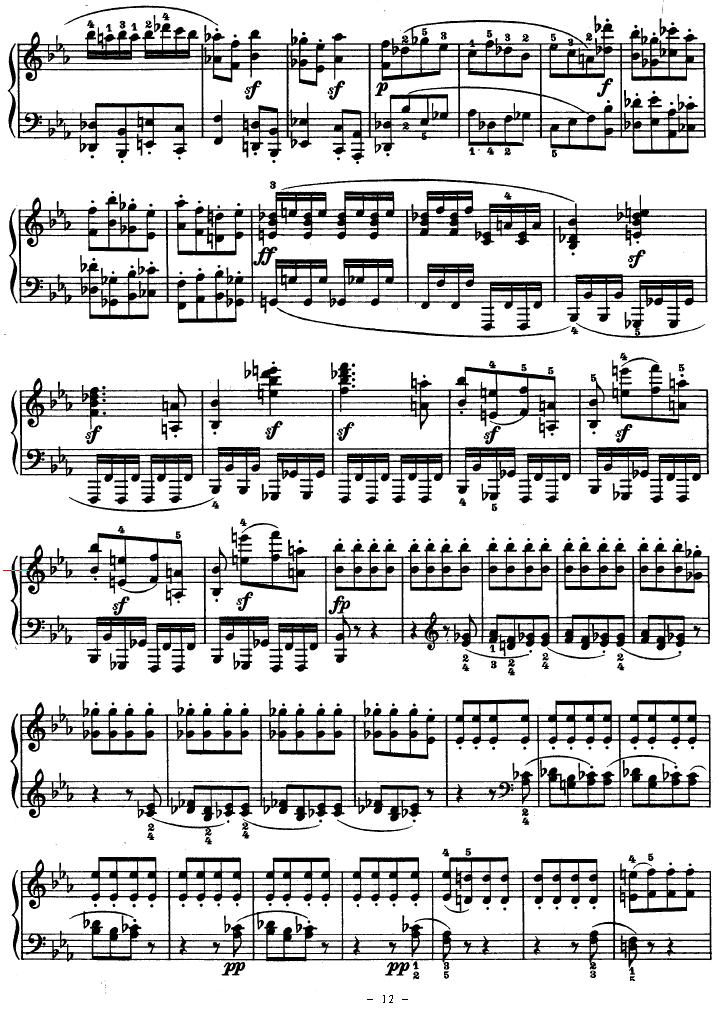 SONATE（第十三钢琴奏鸣曲-Op.27 No.1）钢琴曲谱（图12）