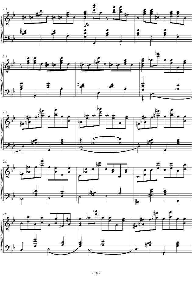 G minor Ballade（G小调叙事曲 [版本一]）钢琴曲谱（图20）