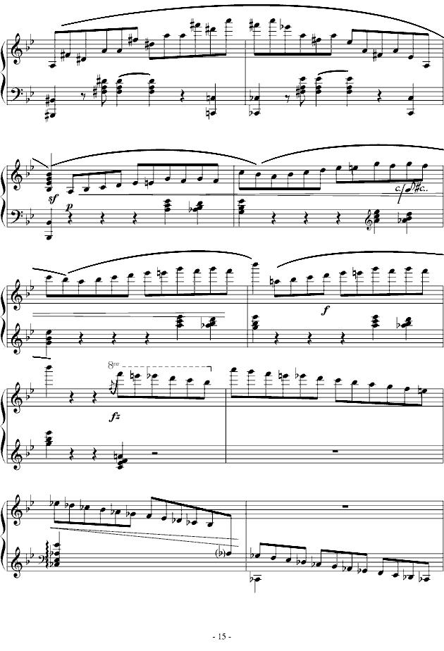 G minor Ballade（G小调叙事曲 [版本一]）钢琴曲谱（图15）