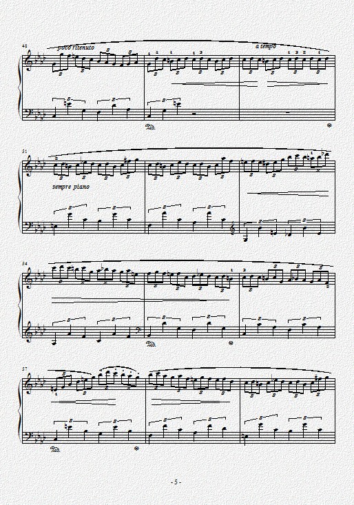 肖邦Op.25 No.2钢琴曲谱（图5）