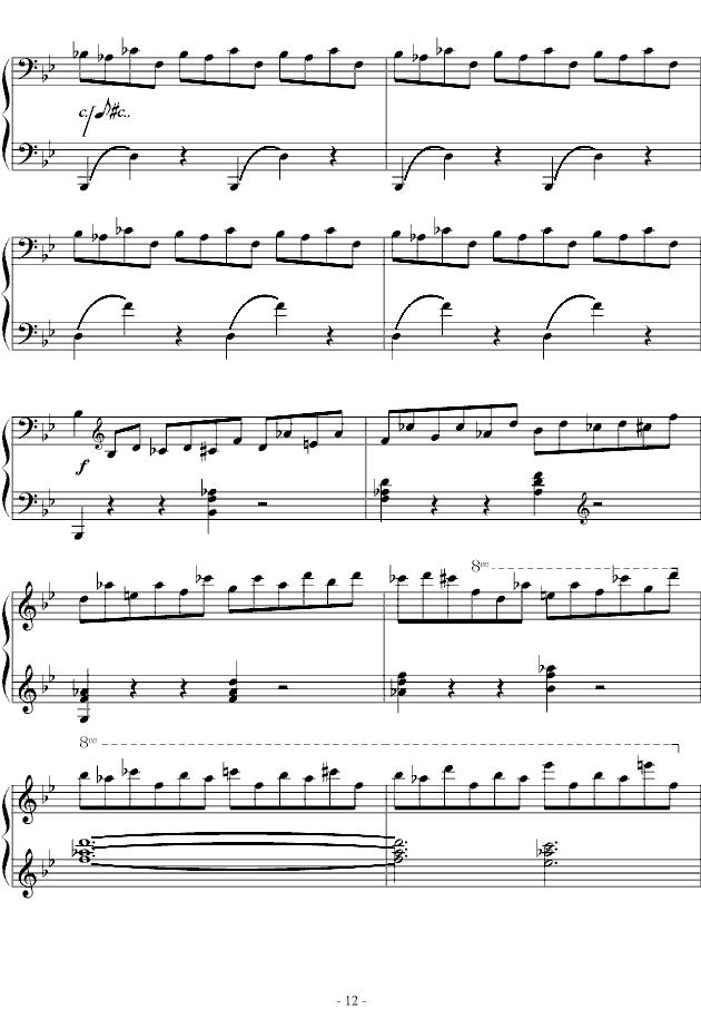G minor Ballade（G小调叙事曲 [版本一]）钢琴曲谱（图12）