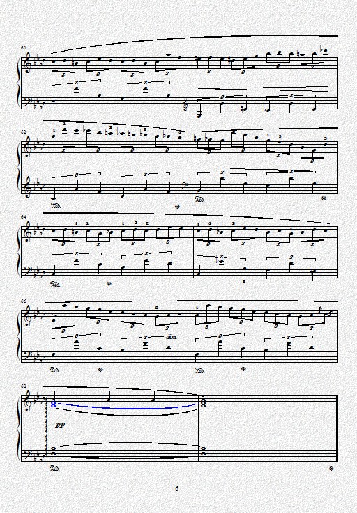 肖邦Op.25 No.2钢琴曲谱（图6）