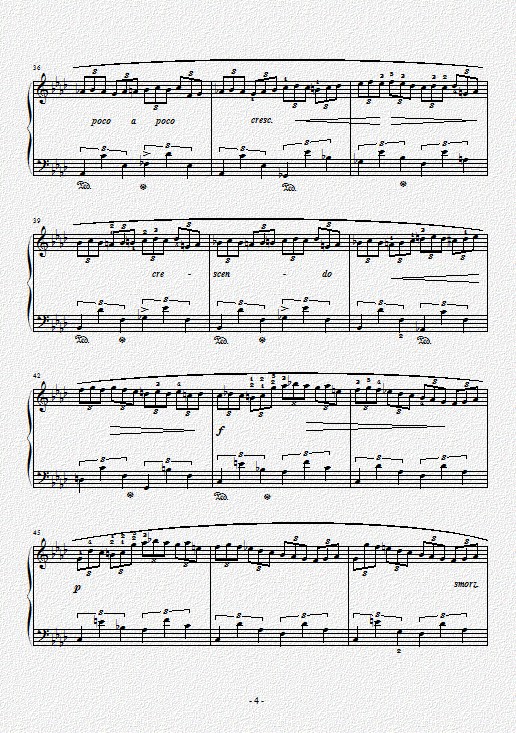 肖邦Op.25 No.2钢琴曲谱（图4）