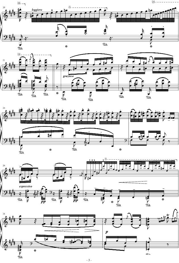 匈牙利狂想曲第10号钢琴曲谱（图3）