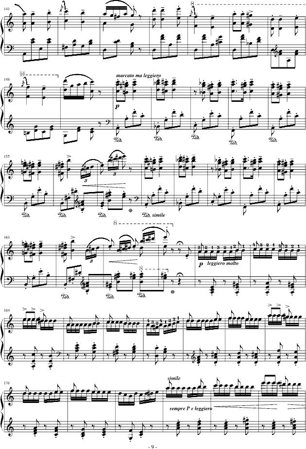匈牙利狂想曲第13号钢琴曲谱（图9）