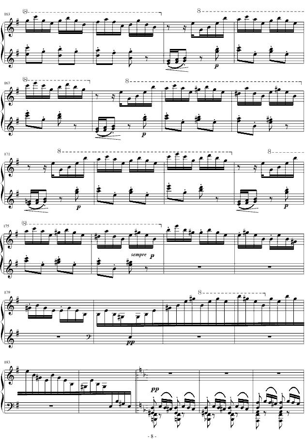匈牙利狂想曲第7号钢琴曲谱（图8）
