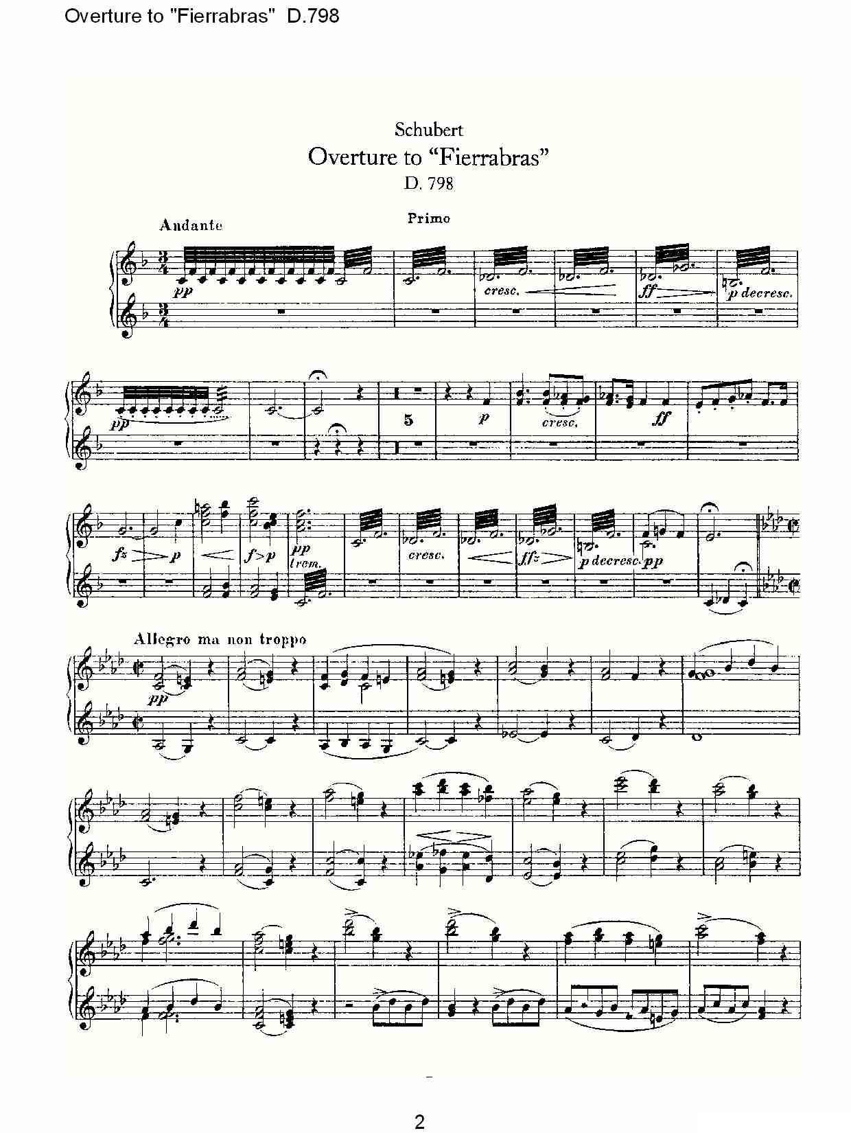 Overture to钢琴曲谱（图2）