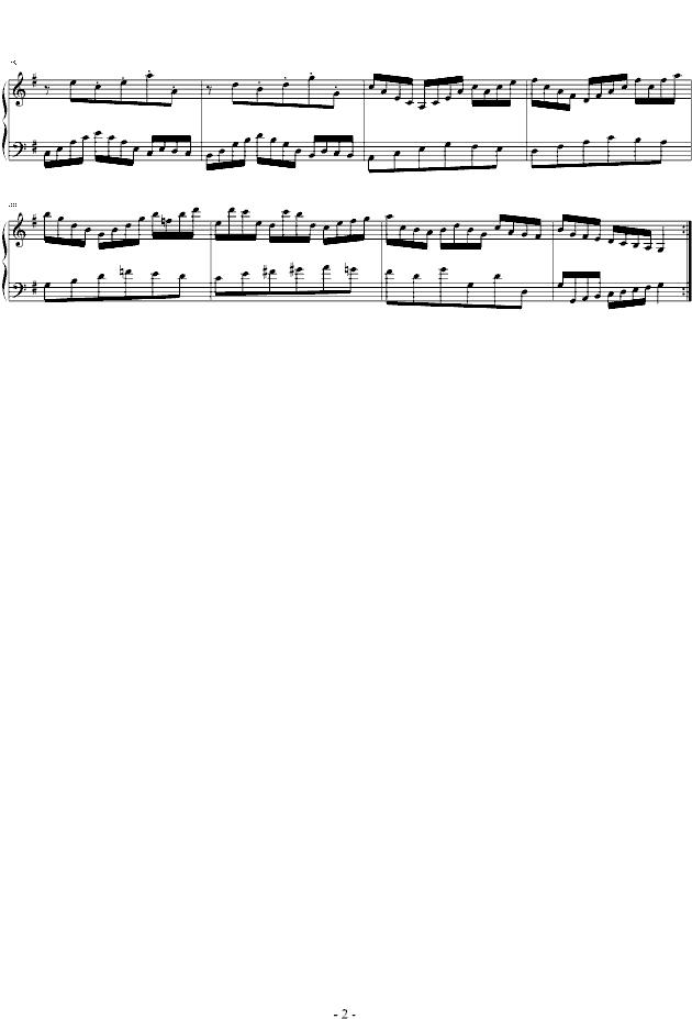 Goldberg Variation（哥德堡变奏曲-Var.1）钢琴曲谱（图2）