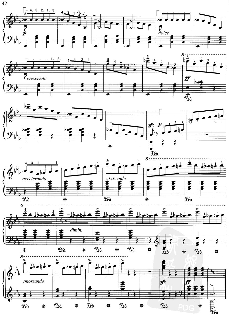 辉煌的大圆舞曲钢琴曲谱（图9）