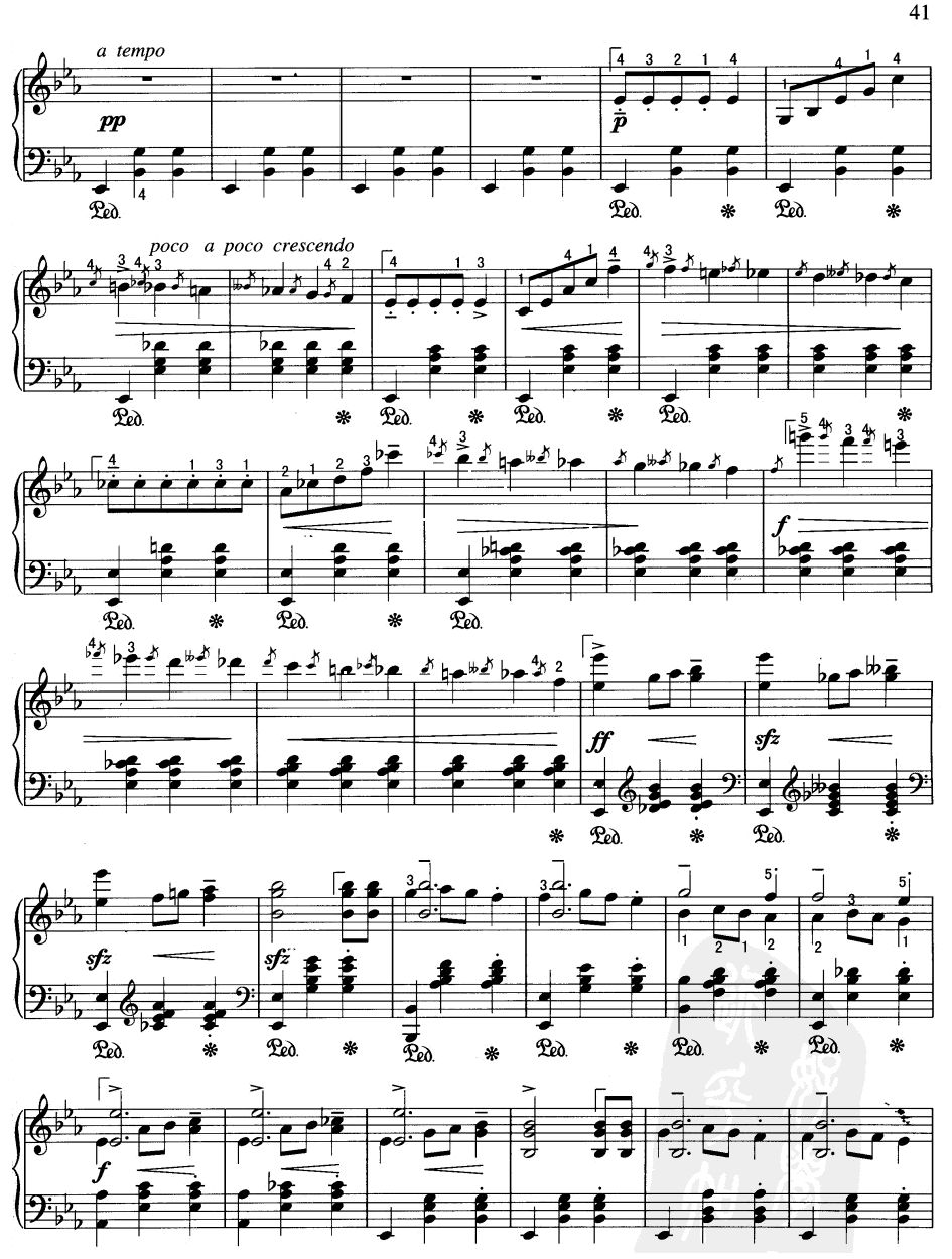 辉煌的大圆舞曲钢琴曲谱（图8）