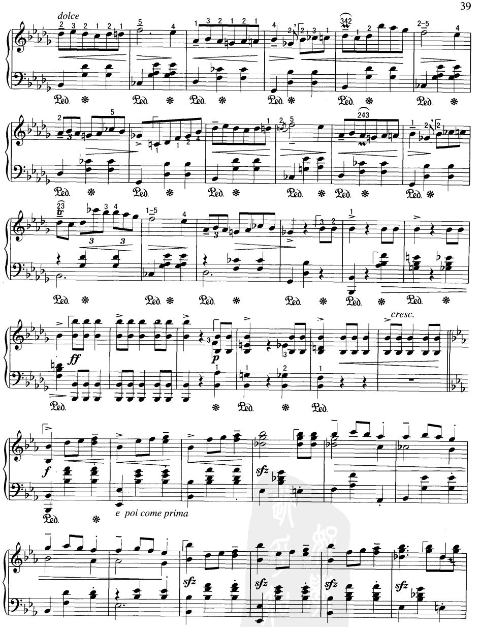 辉煌的大圆舞曲钢琴曲谱（图6）