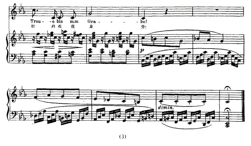 [奥]乌鸦（中外文对照版、正谱）钢琴曲谱（图3）