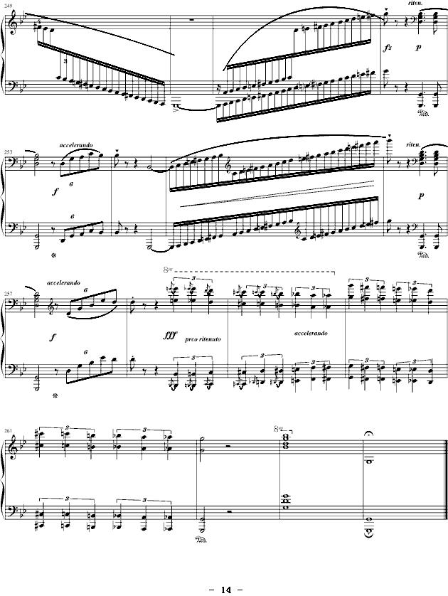 G minor Ballade（G小调叙事曲 [版本二]）钢琴曲谱（图14）