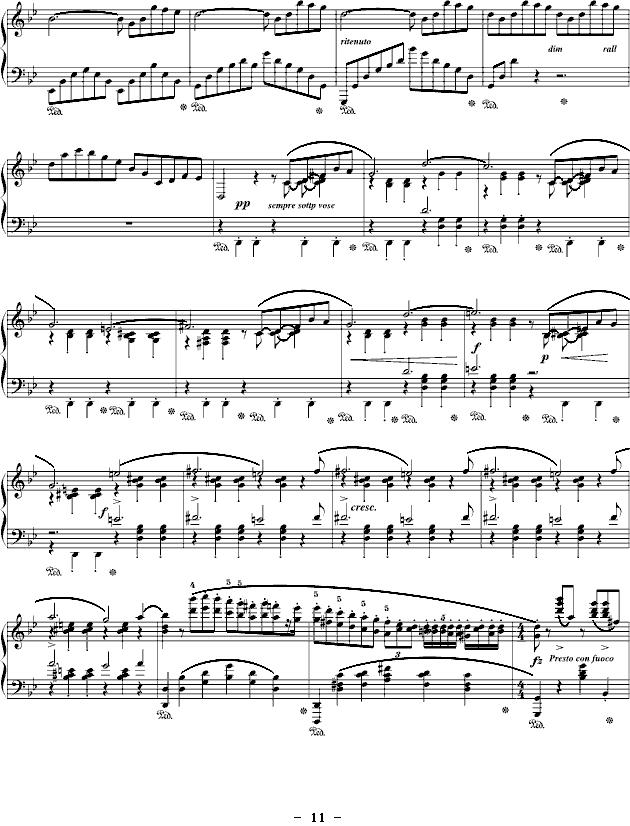 G minor Ballade（G小调叙事曲 [版本二]）钢琴曲谱（图11）