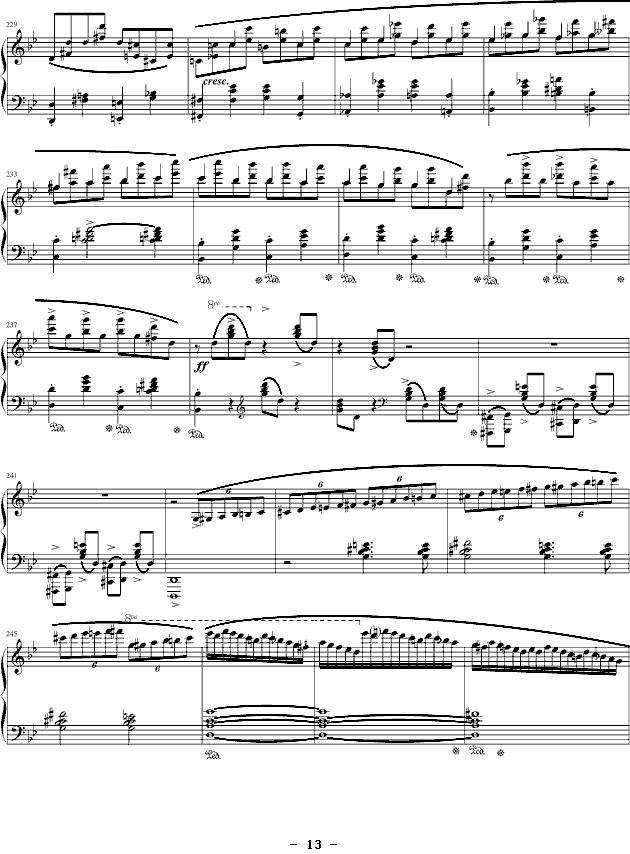 G minor Ballade（G小调叙事曲 [版本二]）钢琴曲谱（图13）