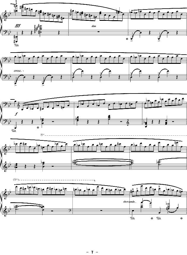 G minor Ballade（G小调叙事曲 [版本二]）钢琴曲谱（图7）