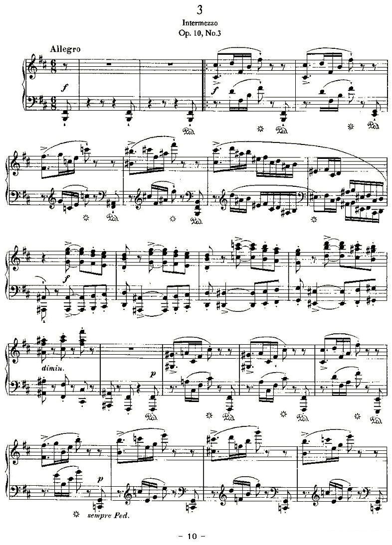 Ballades（勃拉姆斯4首叙事曲）钢琴曲谱（图10）