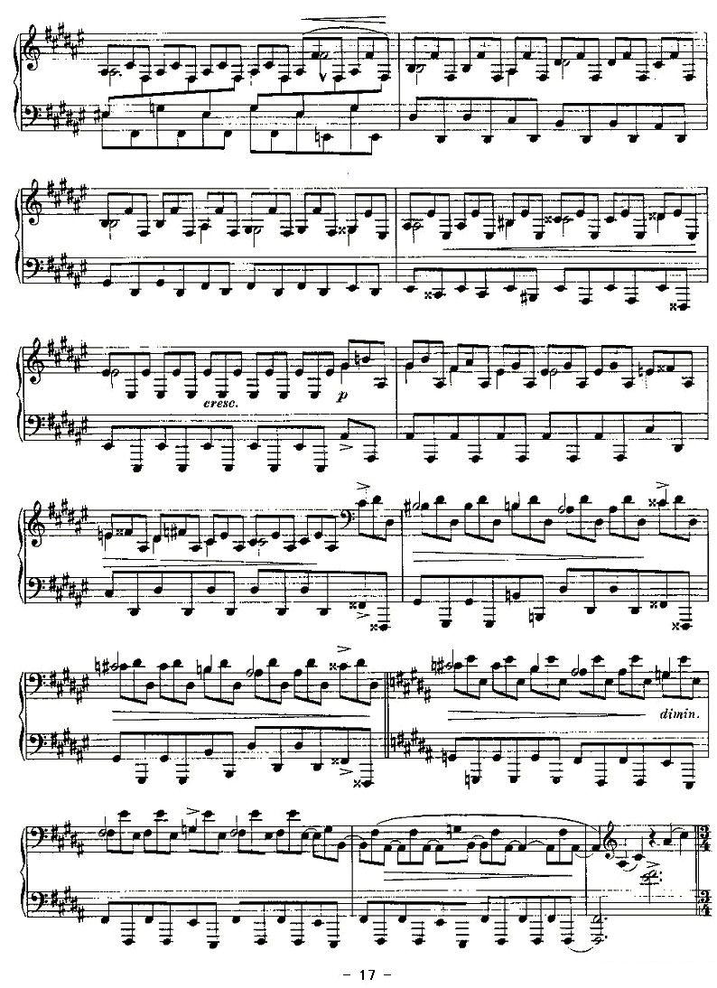 Ballades（勃拉姆斯4首叙事曲）钢琴曲谱（图17）