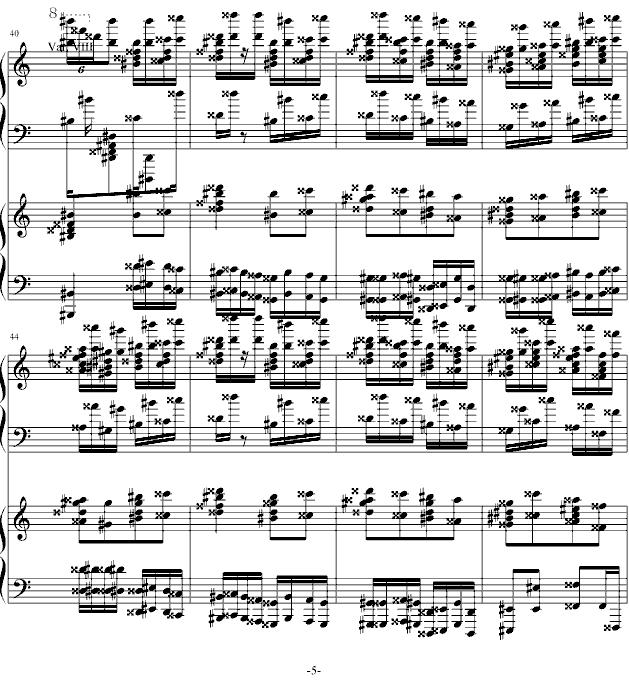 土耳其小星星（《小星星》和《土耳其进行曲》合奏）钢琴曲谱（图5）