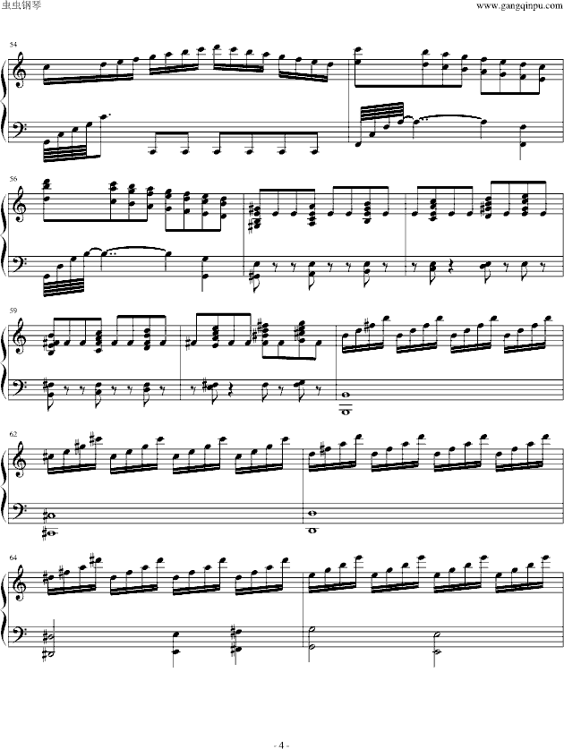 贝多芬-V3悲怆钢琴曲钢琴曲谱（图5）
