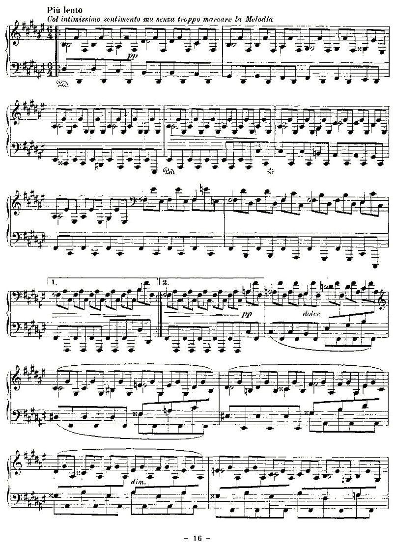 Ballades（勃拉姆斯4首叙事曲）钢琴曲谱（图16）