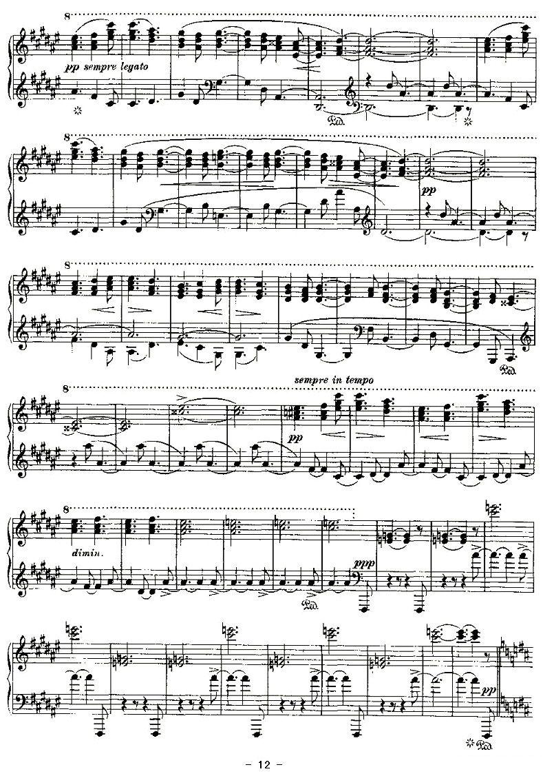 Ballades（勃拉姆斯4首叙事曲）钢琴曲谱（图12）