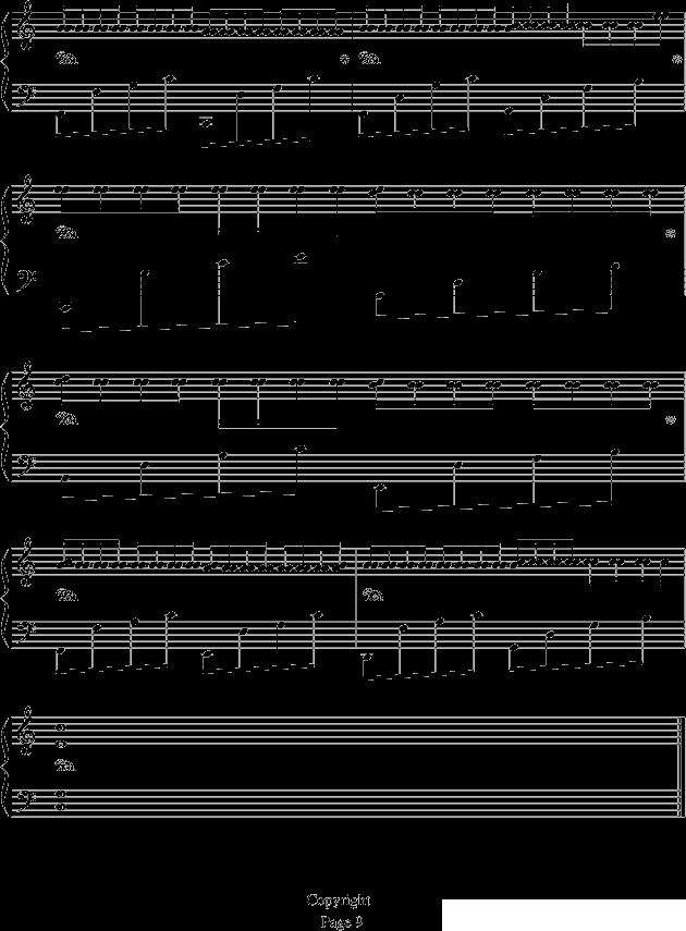 卡农—情感钢琴曲谱（图9）