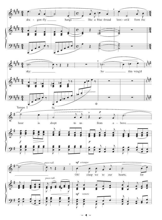 中午静悄悄（正谱 [英]）钢琴曲谱（图4）