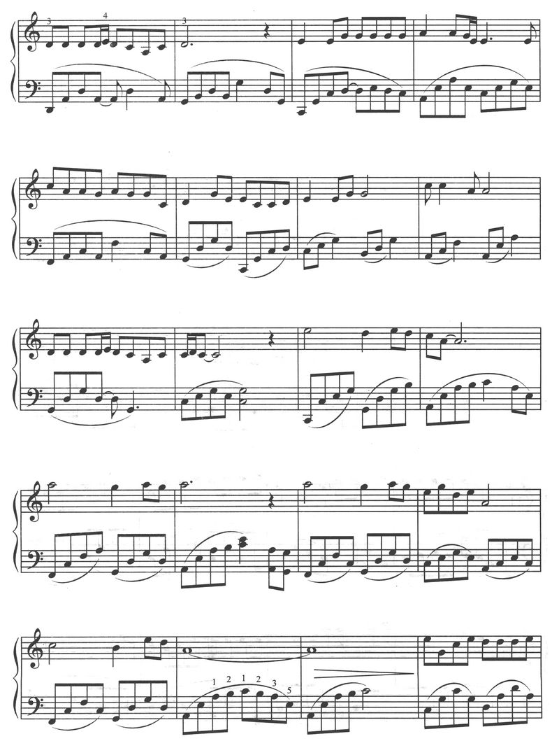 没有你的日子我真的好孤单钢琴曲谱（图5）