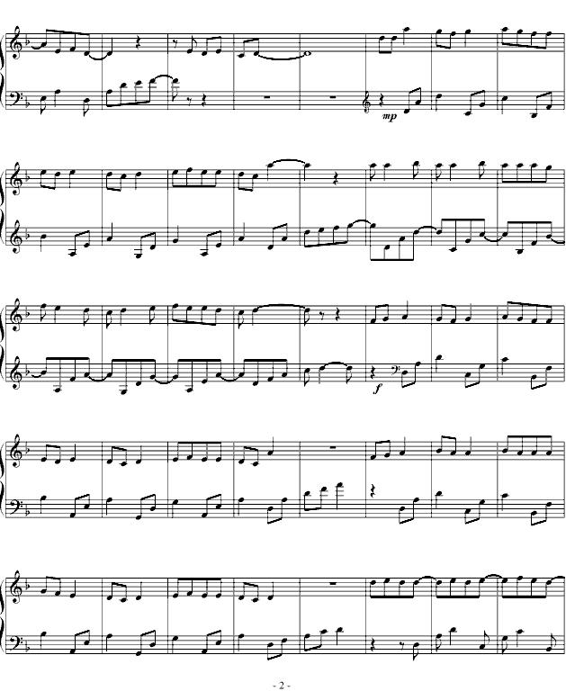 沙风钢琴曲谱（图2）