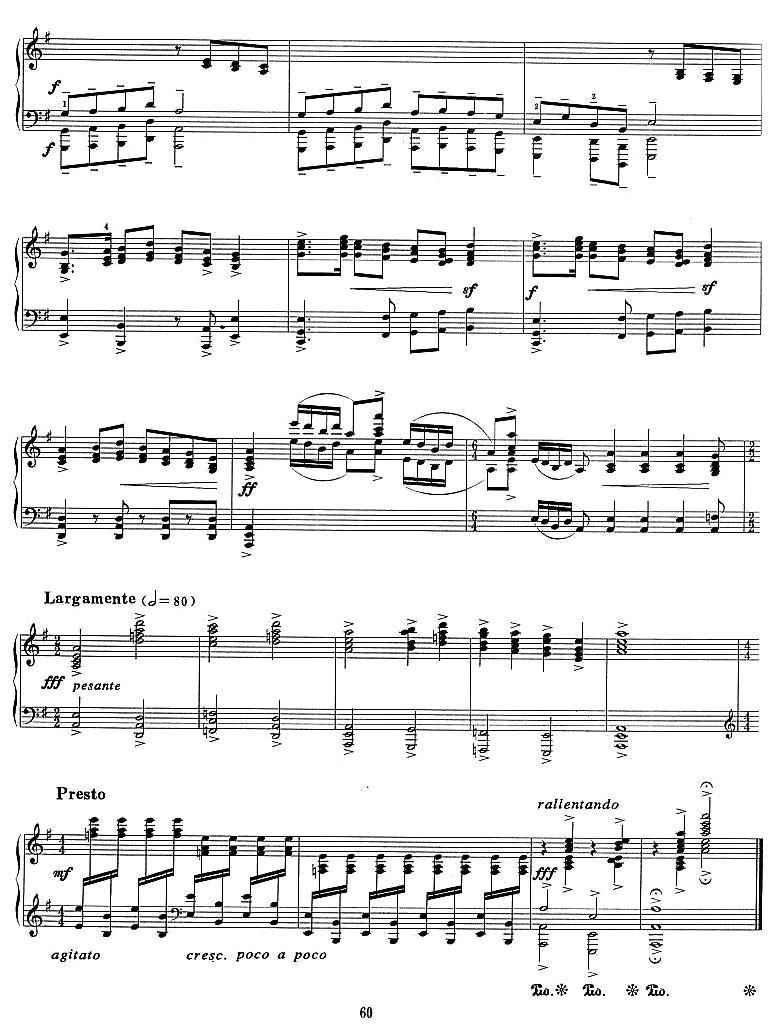 双飞蝴蝶主题变奏曲钢琴曲谱（图7）