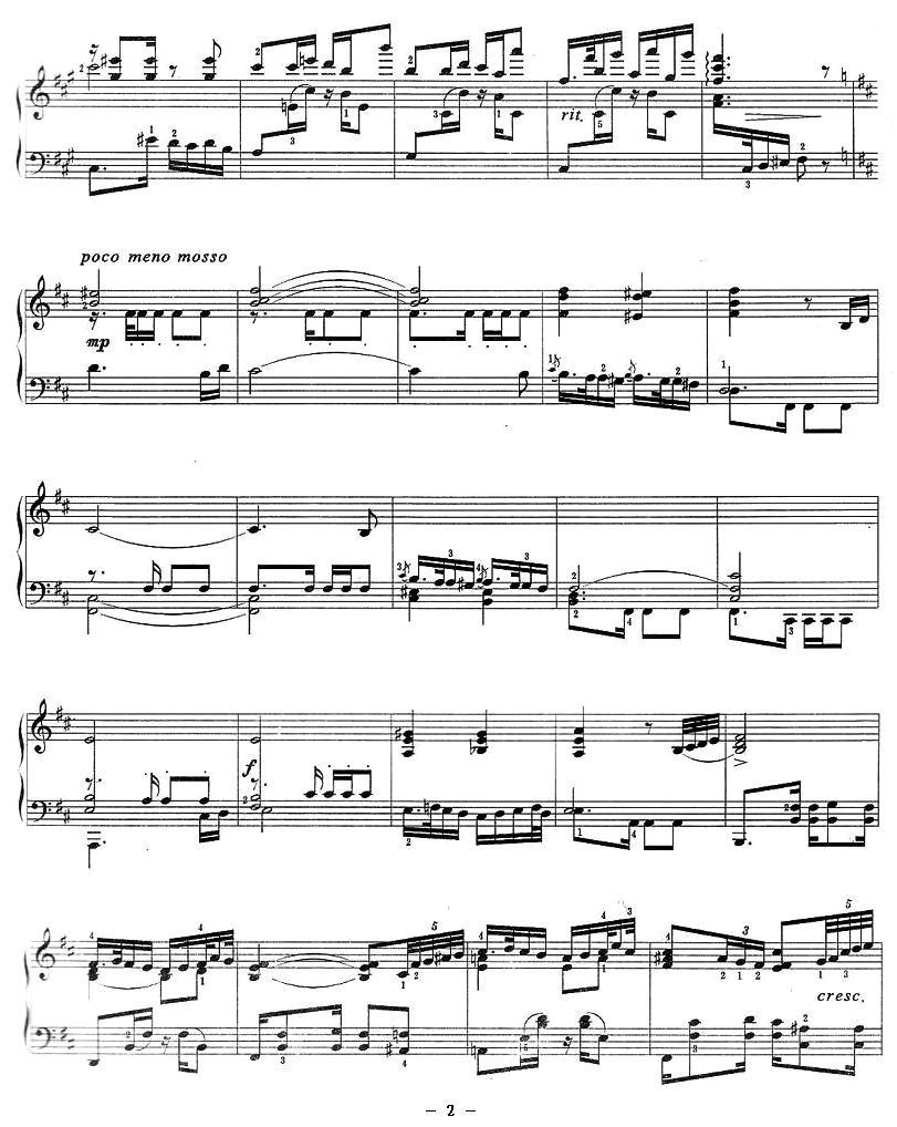 喀什噶尔舞曲钢琴曲谱（图2）