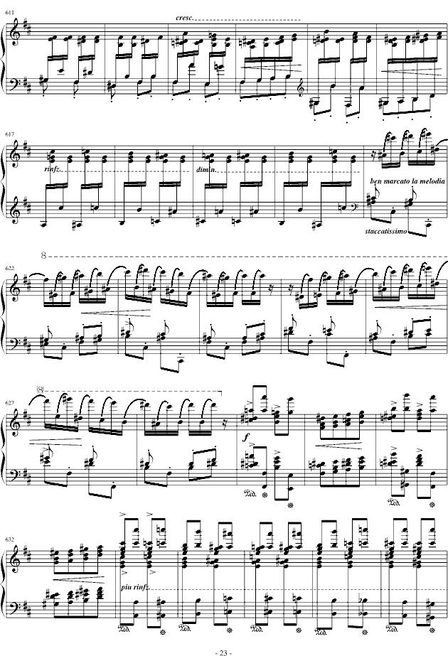 西班牙狂想曲钢琴曲谱（图23）