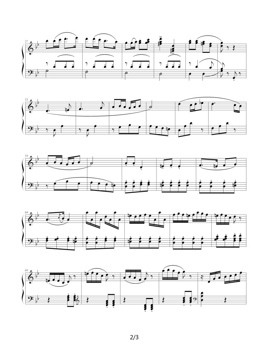欢乐的牧童钢琴曲谱（图5）