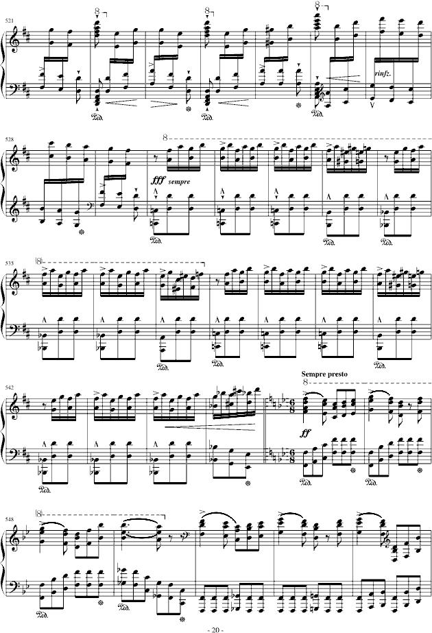 西班牙狂想曲钢琴曲谱（图20）