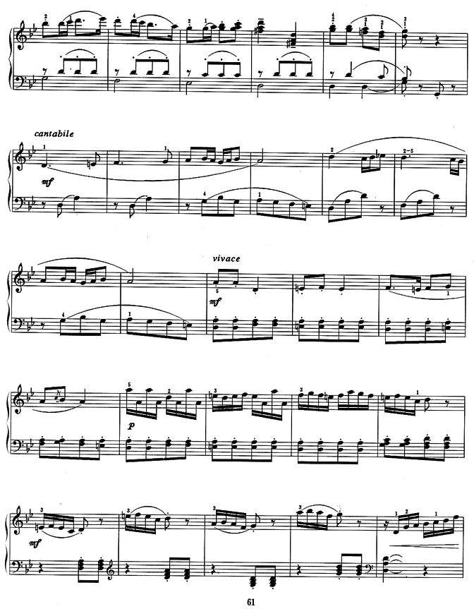 欢乐的牧童钢琴曲谱（图2）