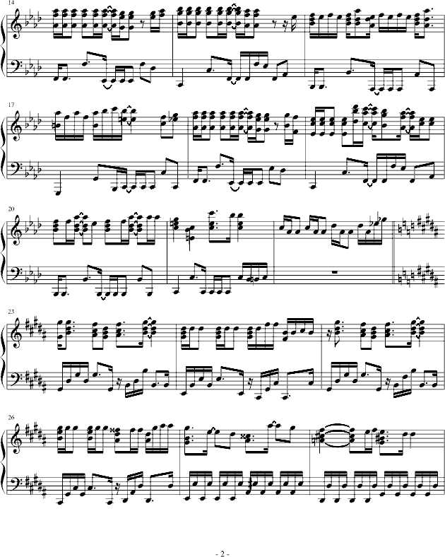 beginner钢琴曲谱（图2）