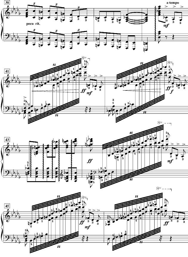 降B小调第一钢琴协奏曲（柴科夫斯基作曲版）钢琴曲谱（图3）