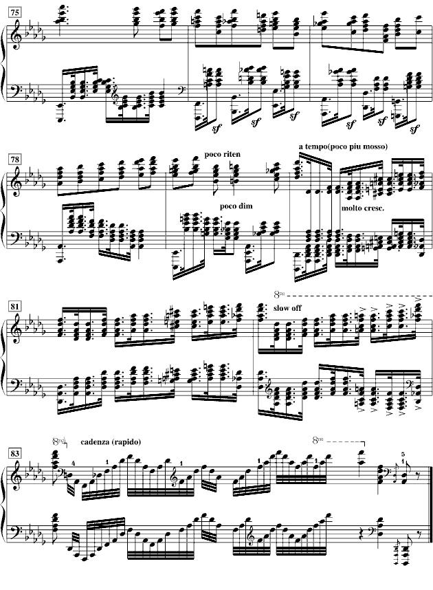 降B小调第一钢琴协奏曲（柴科夫斯基作曲版）钢琴曲谱（图6）