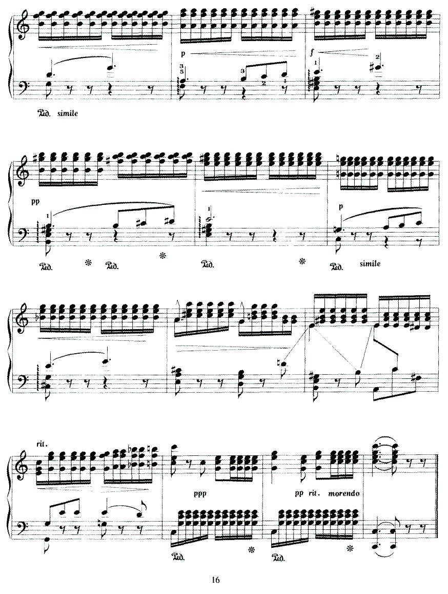 圣洁的阿伊达（选自歌剧《阿伊达》）钢琴曲谱（图4）