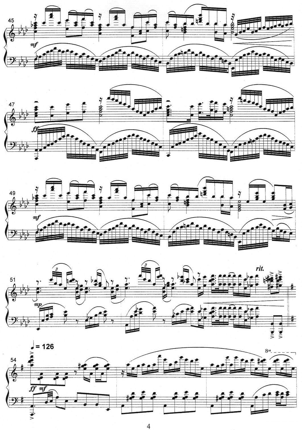 拜年钢琴曲谱（图4）