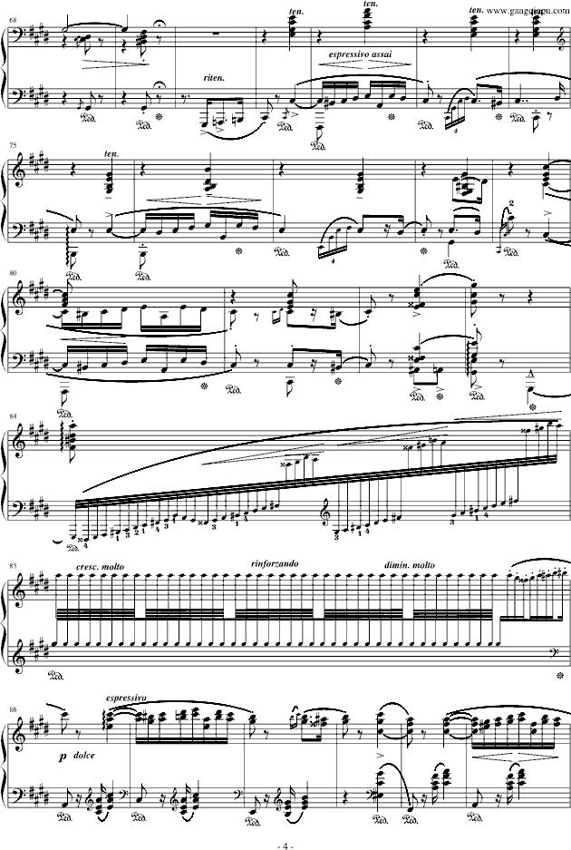 匈牙利狂想曲第2号钢琴曲谱（图4）
