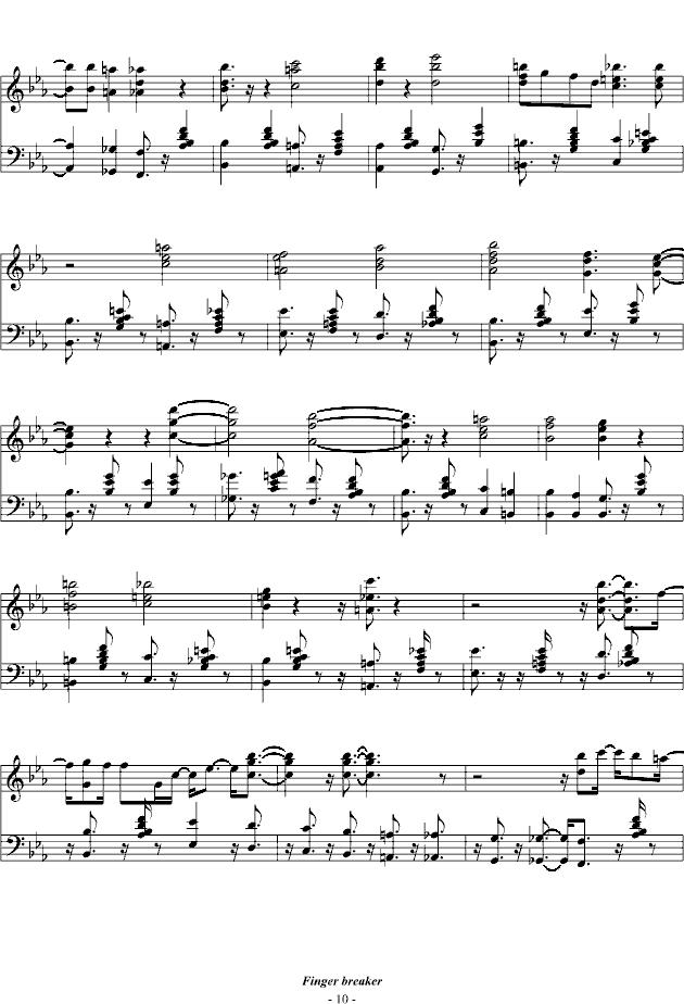 海上钢琴师2钢琴曲谱（图10）