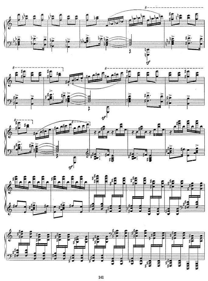 序曲与舞曲（第二部分）钢琴曲谱（图7）
