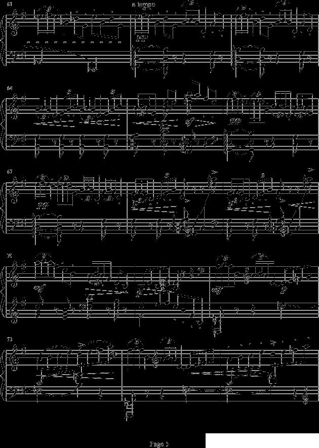 阿拉伯风格幻想曲 No.2钢琴曲谱（图5）