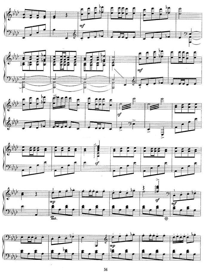 新疆果园钢琴曲谱（图2）