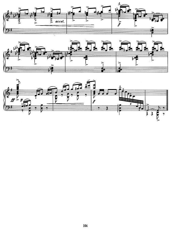 运动会组曲二、拔河钢琴曲谱（图4）
