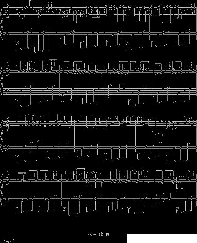 variations of the Kanon钢琴曲谱（图4）