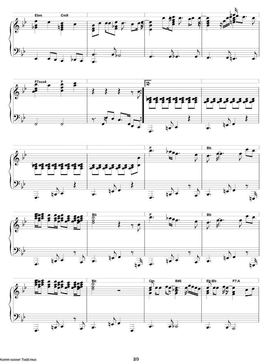 Neon Genesis Evangelion钢琴曲谱（图2）